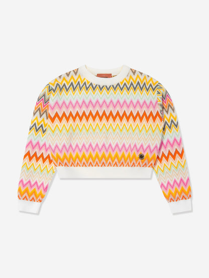 Missoni 女童羊毛锯齿形毛衣（多色）