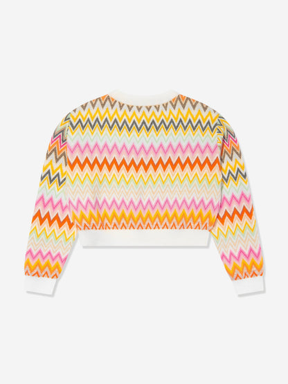 Missoni 女童羊毛锯齿形毛衣（多色）