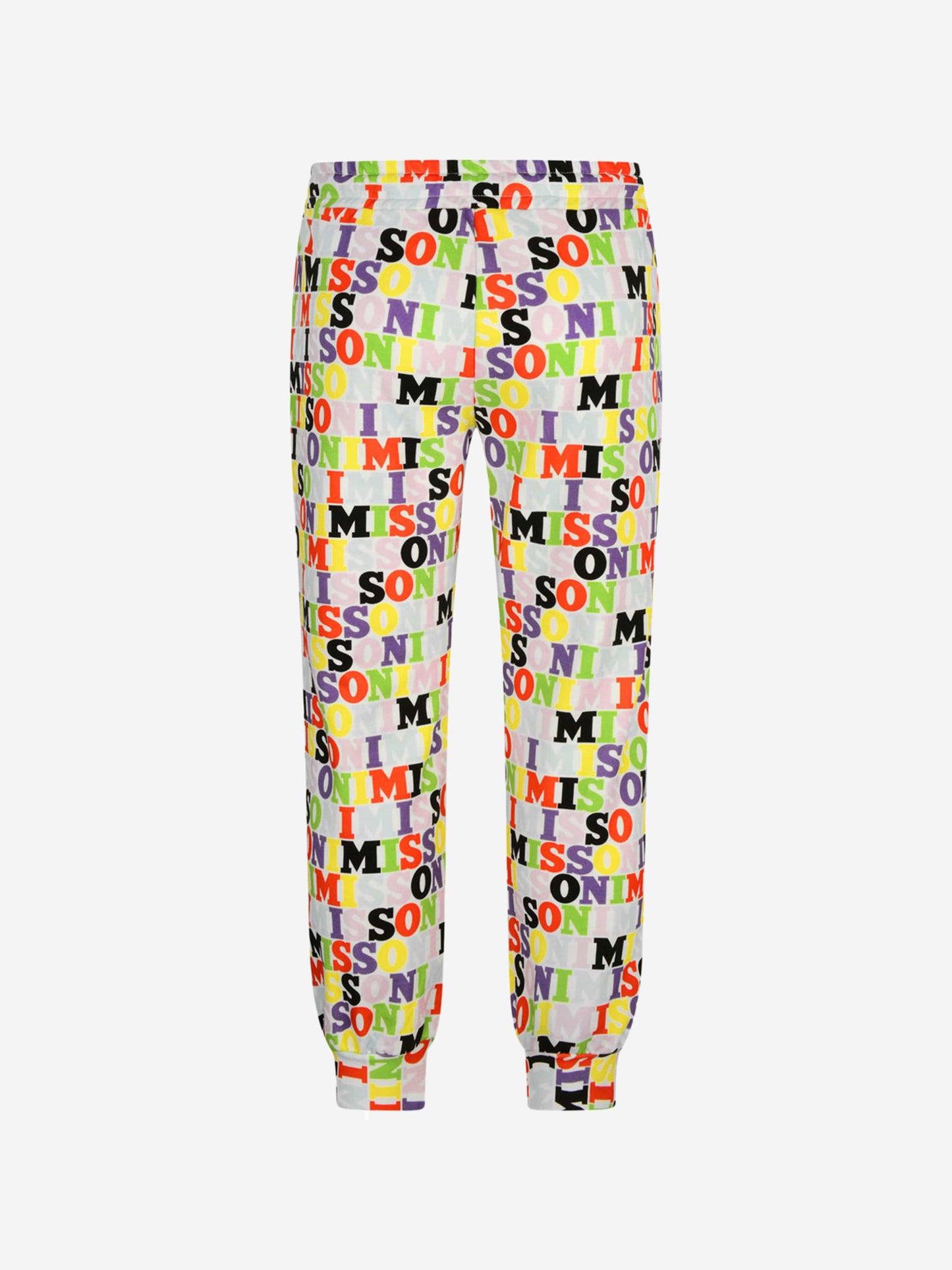 Missoni 女童徽标印花慢跑裤