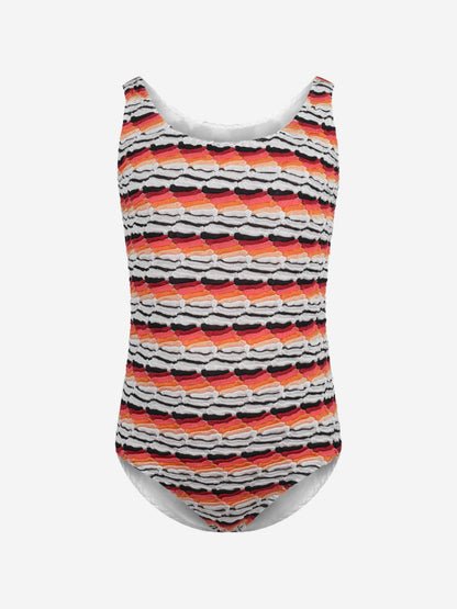 Missoni 女童图案泳衣
