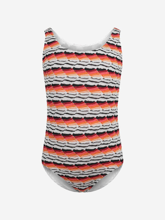 Missoni 女童图案泳衣