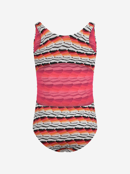 Missoni 女童图案泳衣