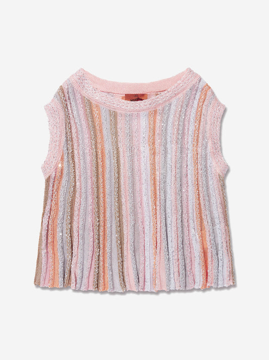 Missoni 女童无袖针织上衣（多色）