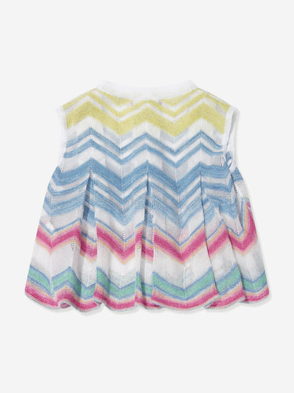 Missoni 女童锯齿形针织无袖上衣（多色）