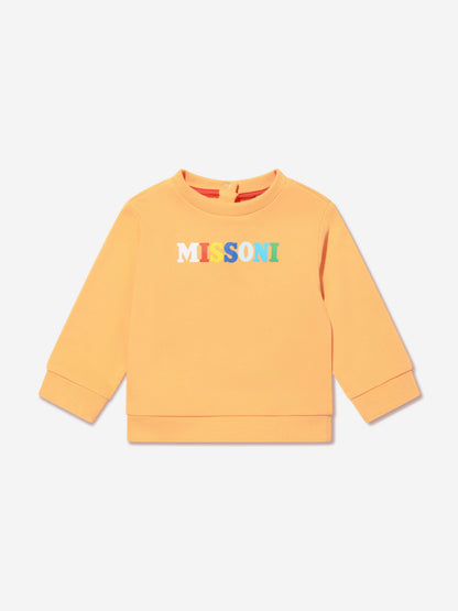 Baby Boys Logo Tracksuit in Orange