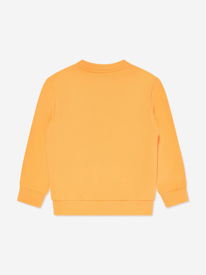 Boys Logo Sweatshirt in Orange