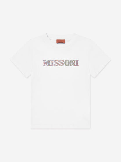 Girls Logo T-Shirt in White