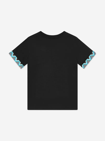 Boys Logo T-Shirt in Black