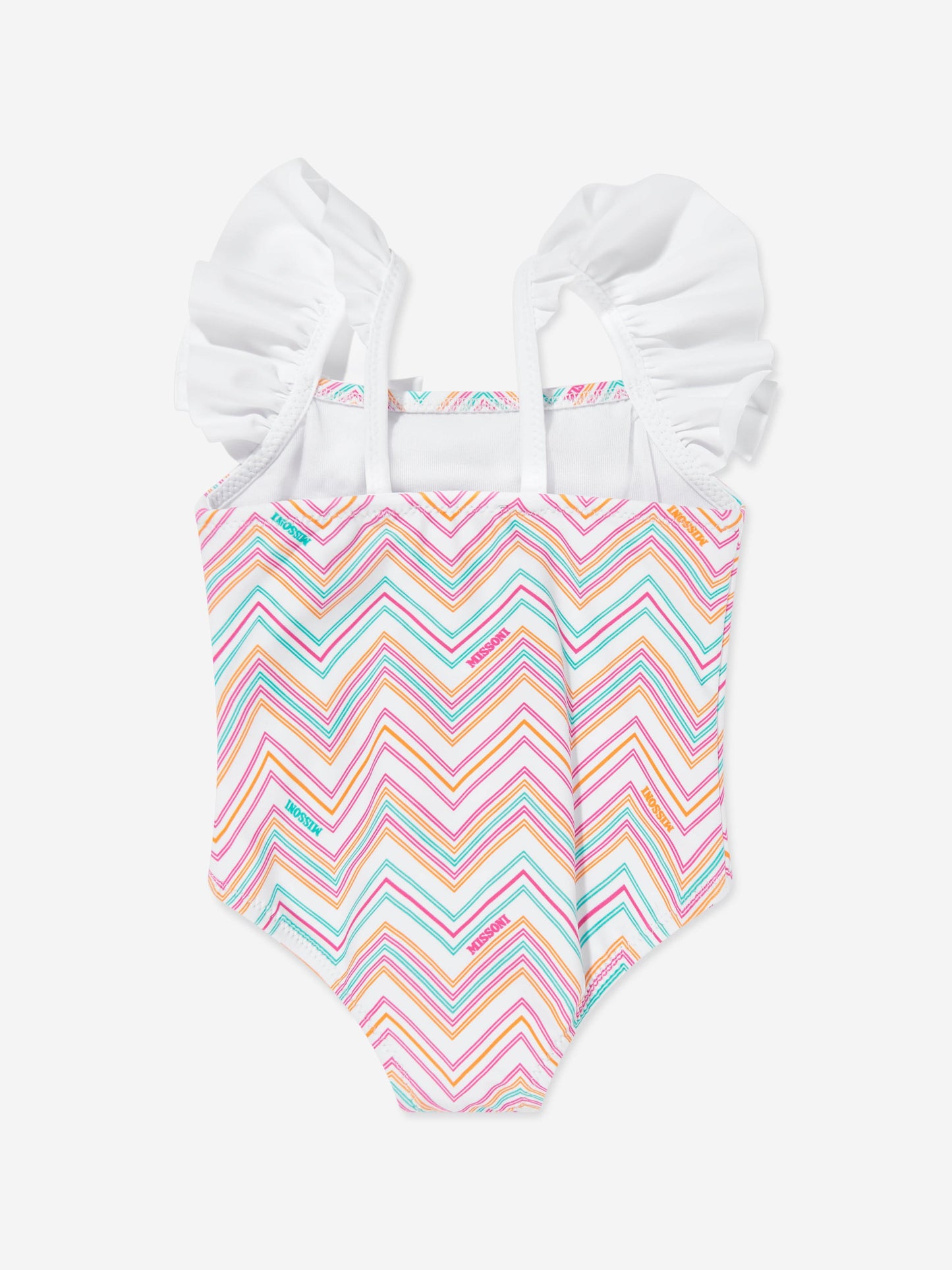 Baby Girls Zigzag Swimsuit in Multicolour