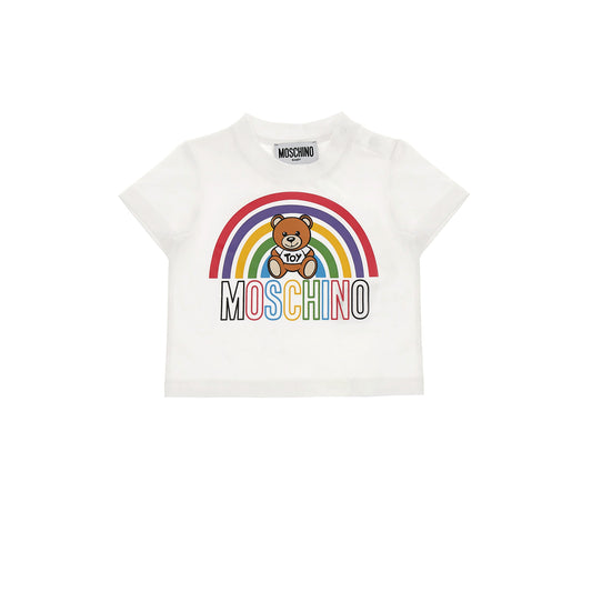 Baby Boys & Girls White Logo T-Shirt