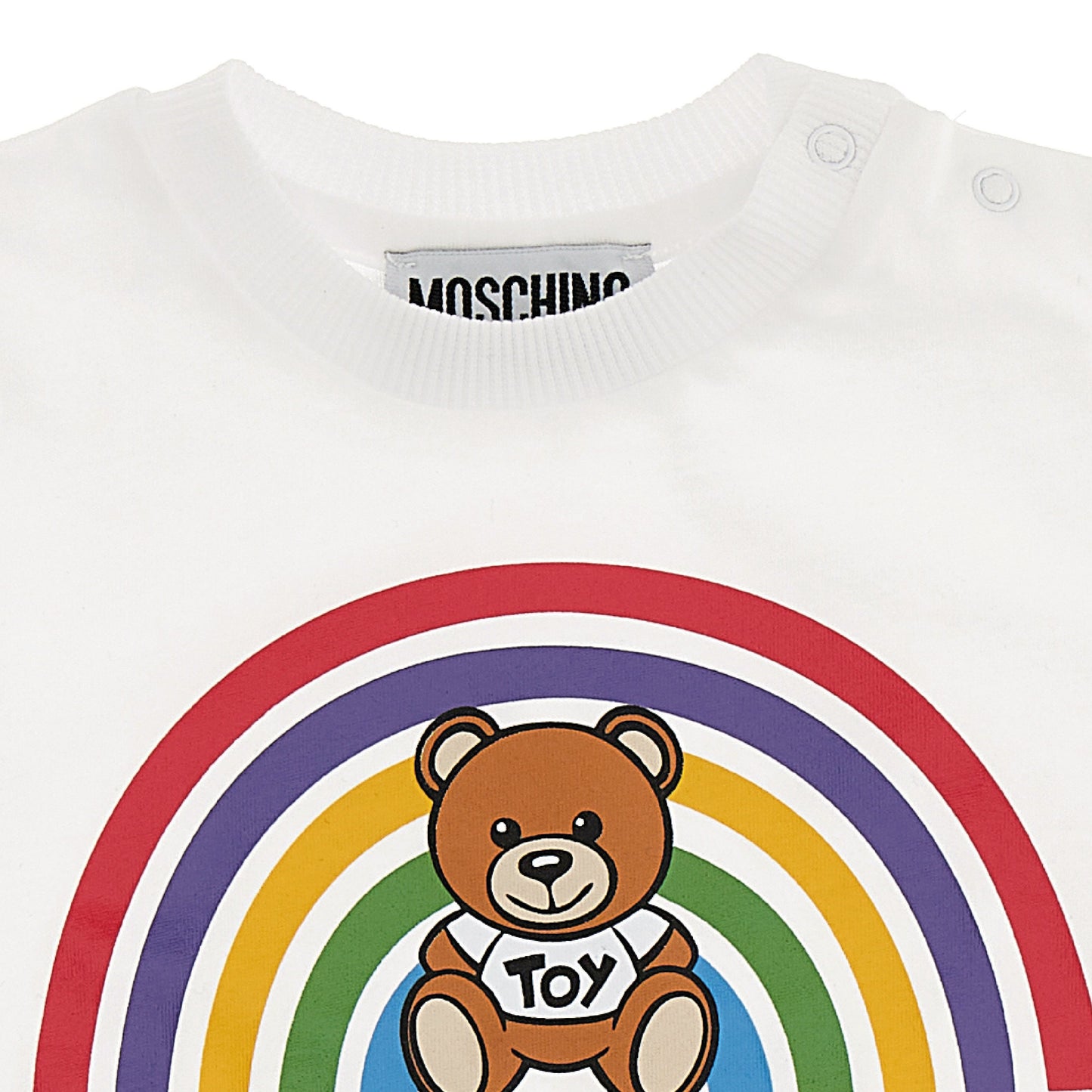 Baby Boys & Girls White Logo T-Shirt