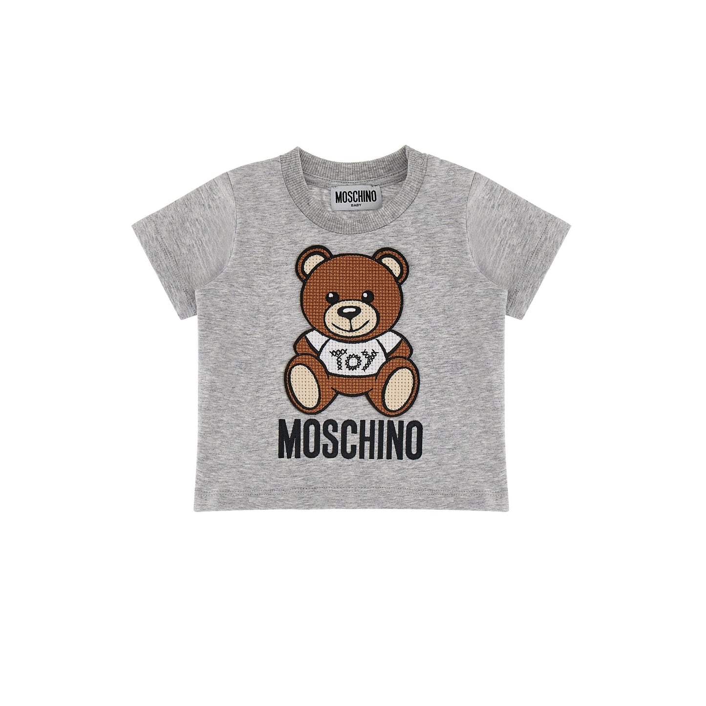 Baby Boys & Girls Grey Logo T-Shirt