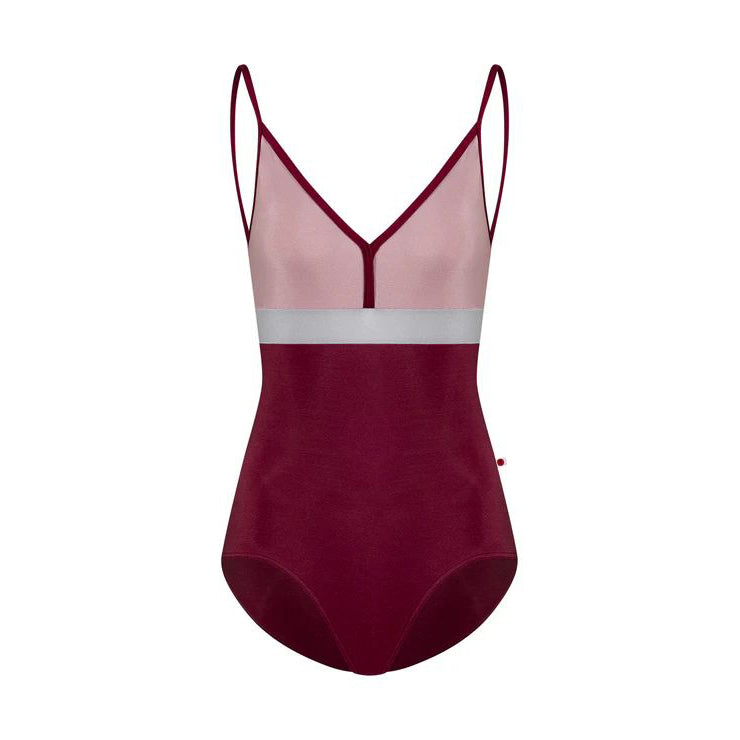 女士深红色"Zoe/N-Burgundy/N-Magic/N-Sterling/N-Burgundy"芭蕾舞连体衣