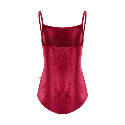 女童红色"Marisa/V-Cerise/V-Cerise"芭蕾舞连体衣