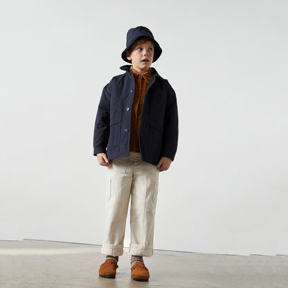 儿童藏青色外套