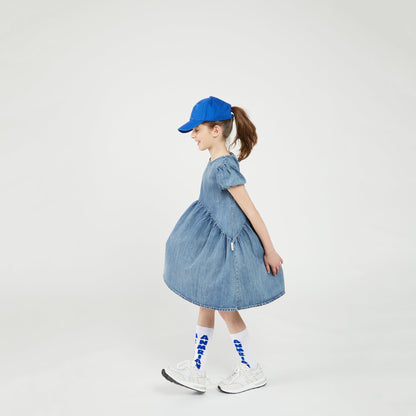 儿童白色Logo棉袜