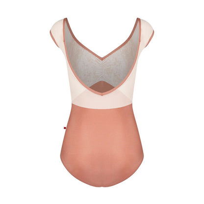女士浅粉色"Elli/N-Rosewood/CV-Misty Rose/Mesh Blush/N-Rosewood"芭蕾舞连体衣