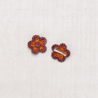 女童焦糖色花朵发夹