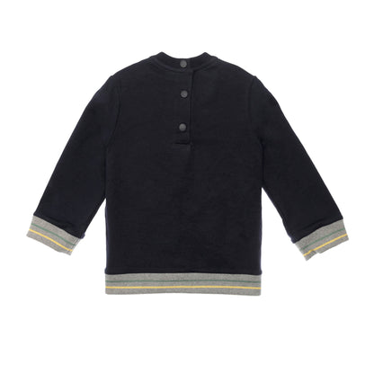 Baby Boys Navy Blue Lightbulb Printed Tracksuit