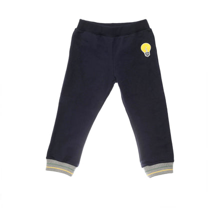 Baby Boys Navy Blue Lightbulb Printed Tracksuit