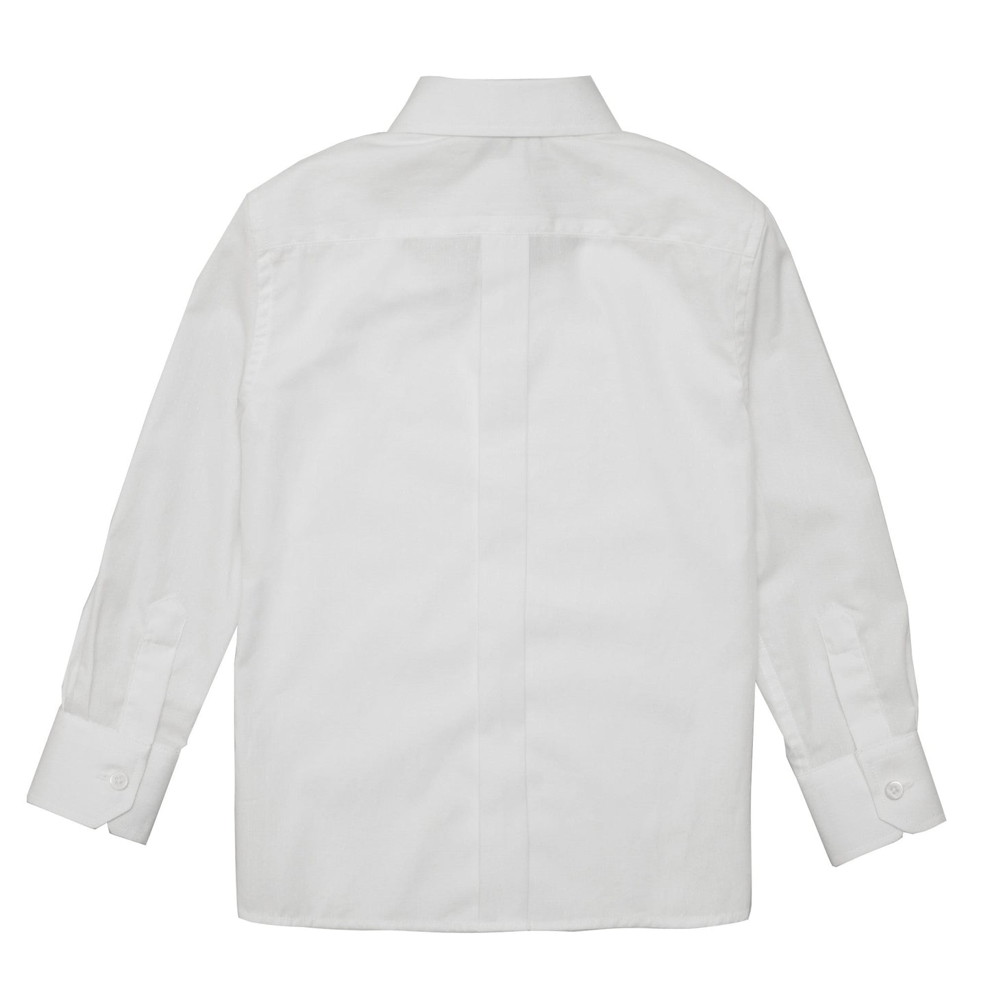 Boys White Peter Pan Collar Cotton Shirt