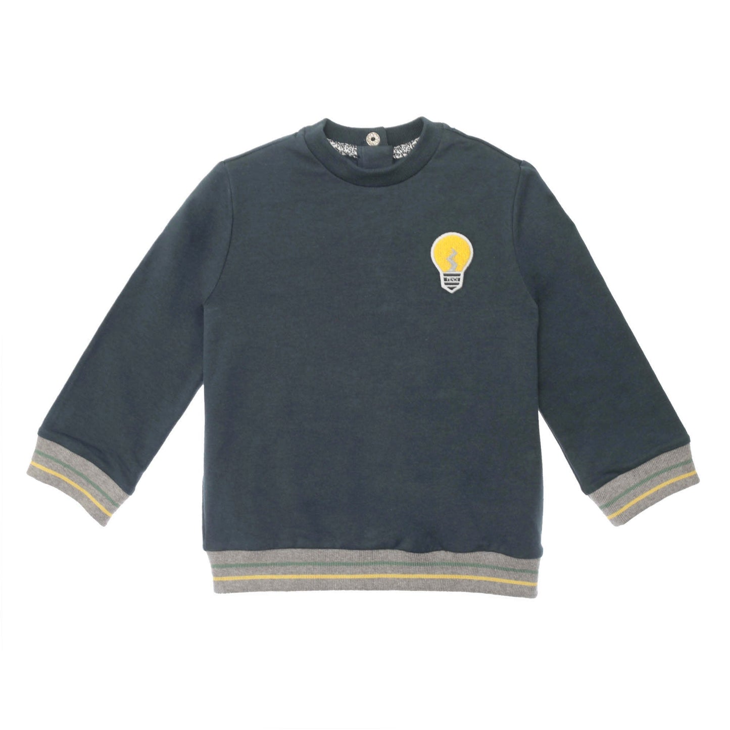 Baby Boys Green Lightbulb Printed Tracksuit