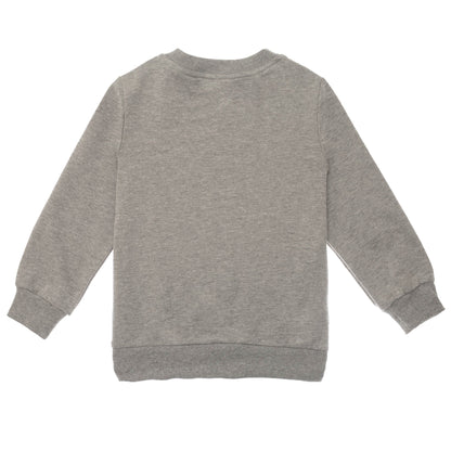 Boys Grey Embroidered Lightbulb Sweatshirt