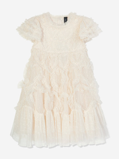 Needle & Thread 女童 Amorette 象牙色连衣裙