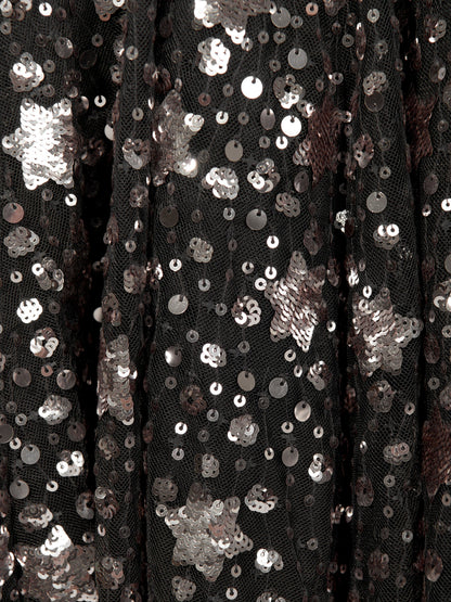 Needle & Thread Girls Shooting Stars Dress in Black