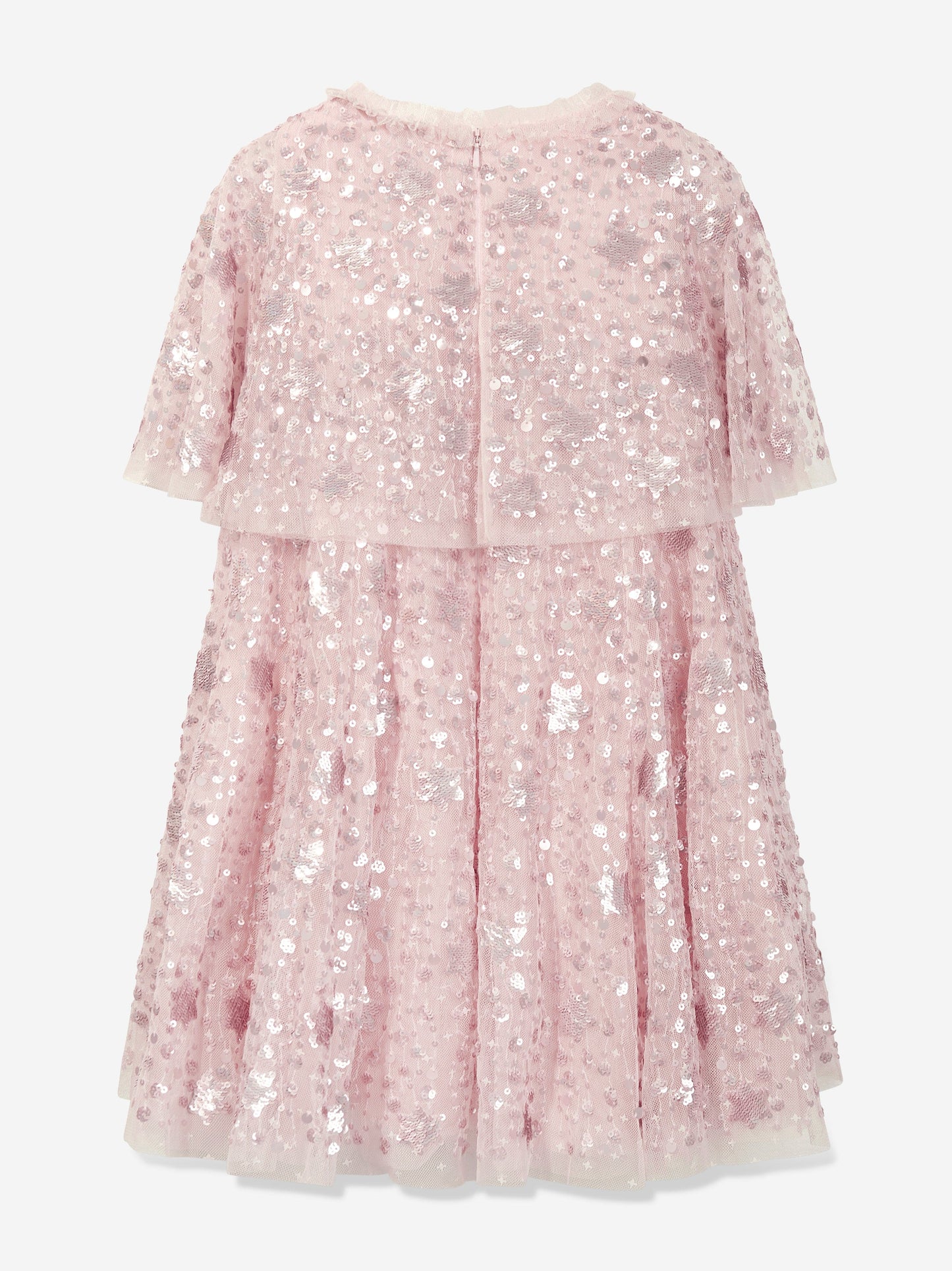 Needle & Thread Girls Shooting Stars Dress in Pink