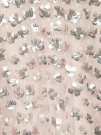 Needle & Thread Girls Glisten Tulle Dress in Pink