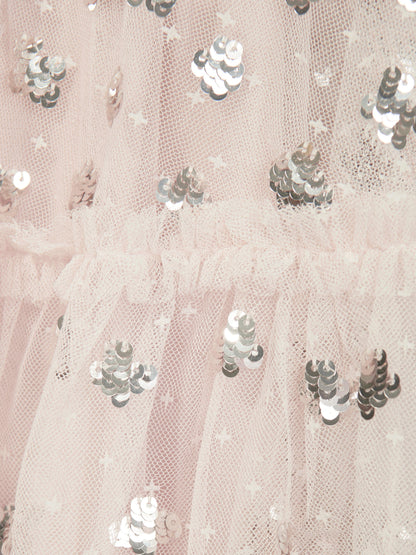 Needle & Thread Girls Glisten Tulle Dress in Pink