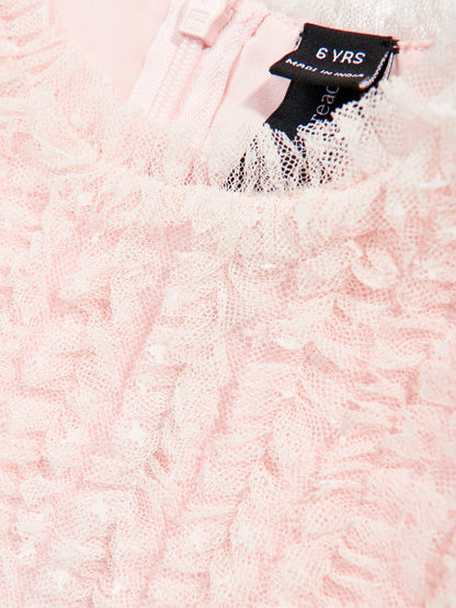 Needle & Thread Girls La Vie En Rose Dress in Pink