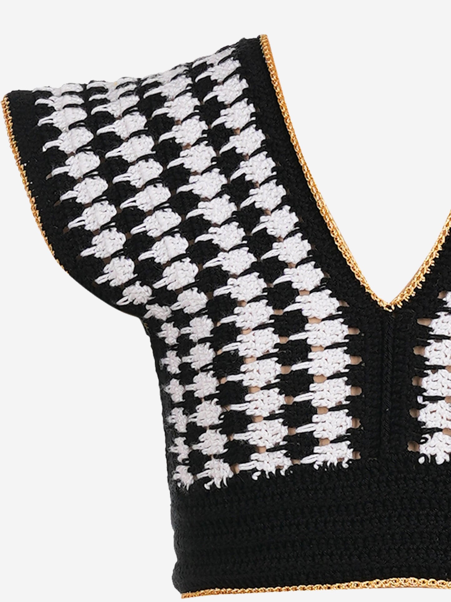 Girls Garnet Crop Top in Black