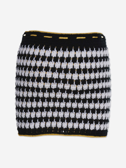 Girls Noyao Skirt in Black