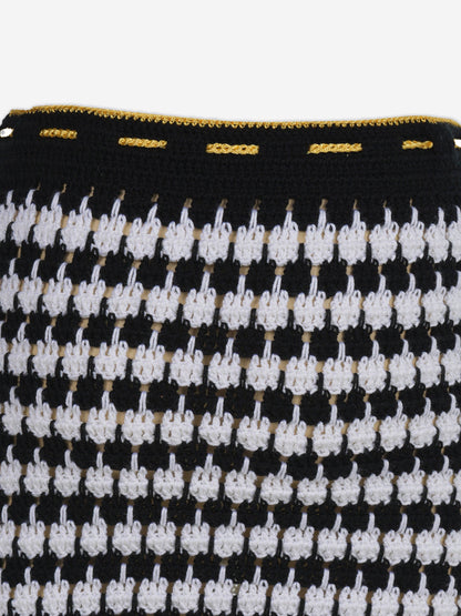 Girls Noyao Skirt in Black