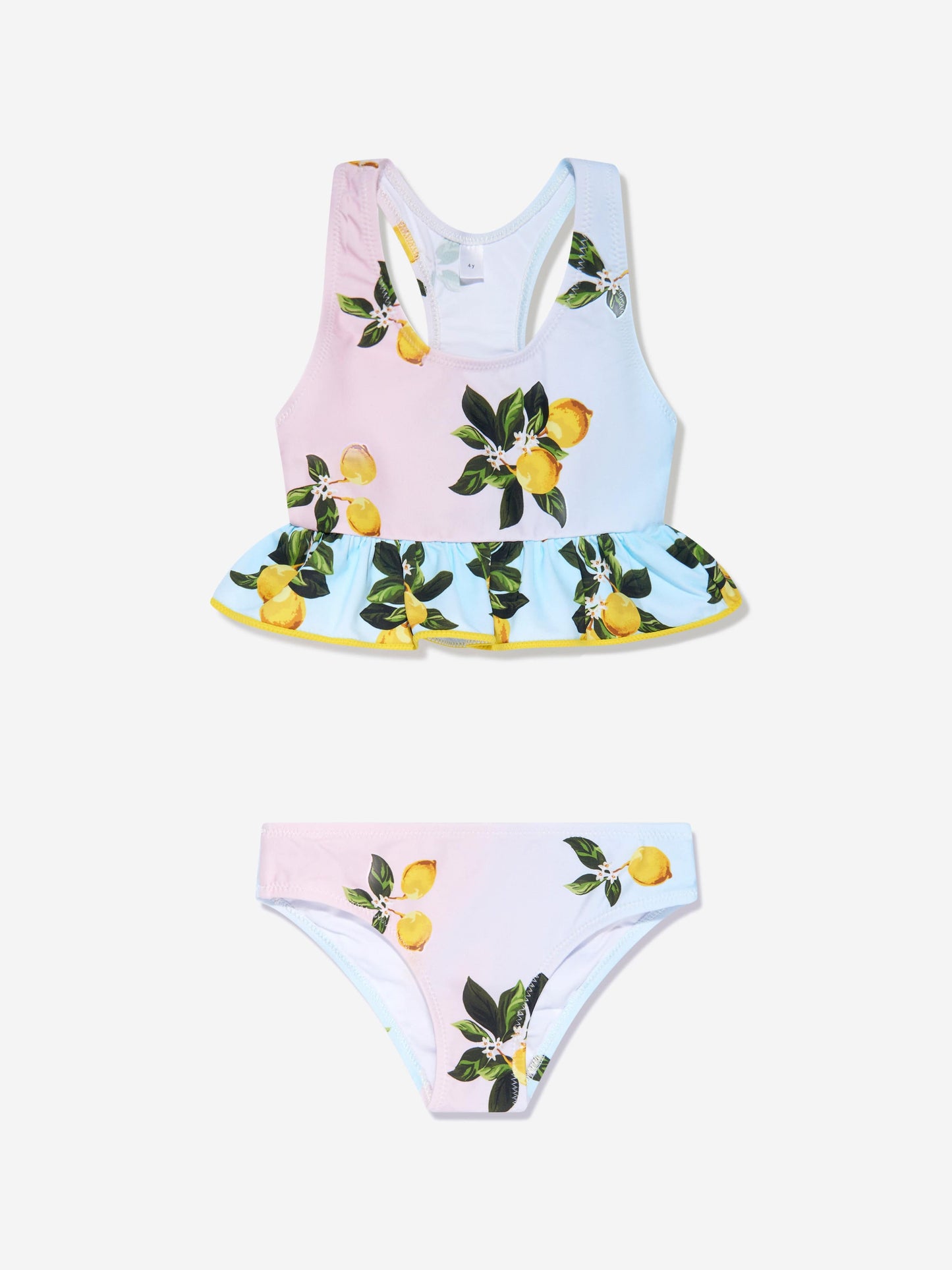 Nessi Byrd 女童 Ira Lemon 印花比基尼（多色）