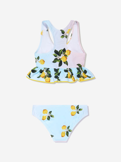 Nessi Byrd 女童 Ira Lemon 印花比基尼（多色）