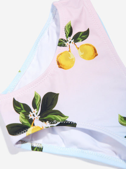 Nessi Byrd 女童 Ira Lemon 印花比基尼（多色）