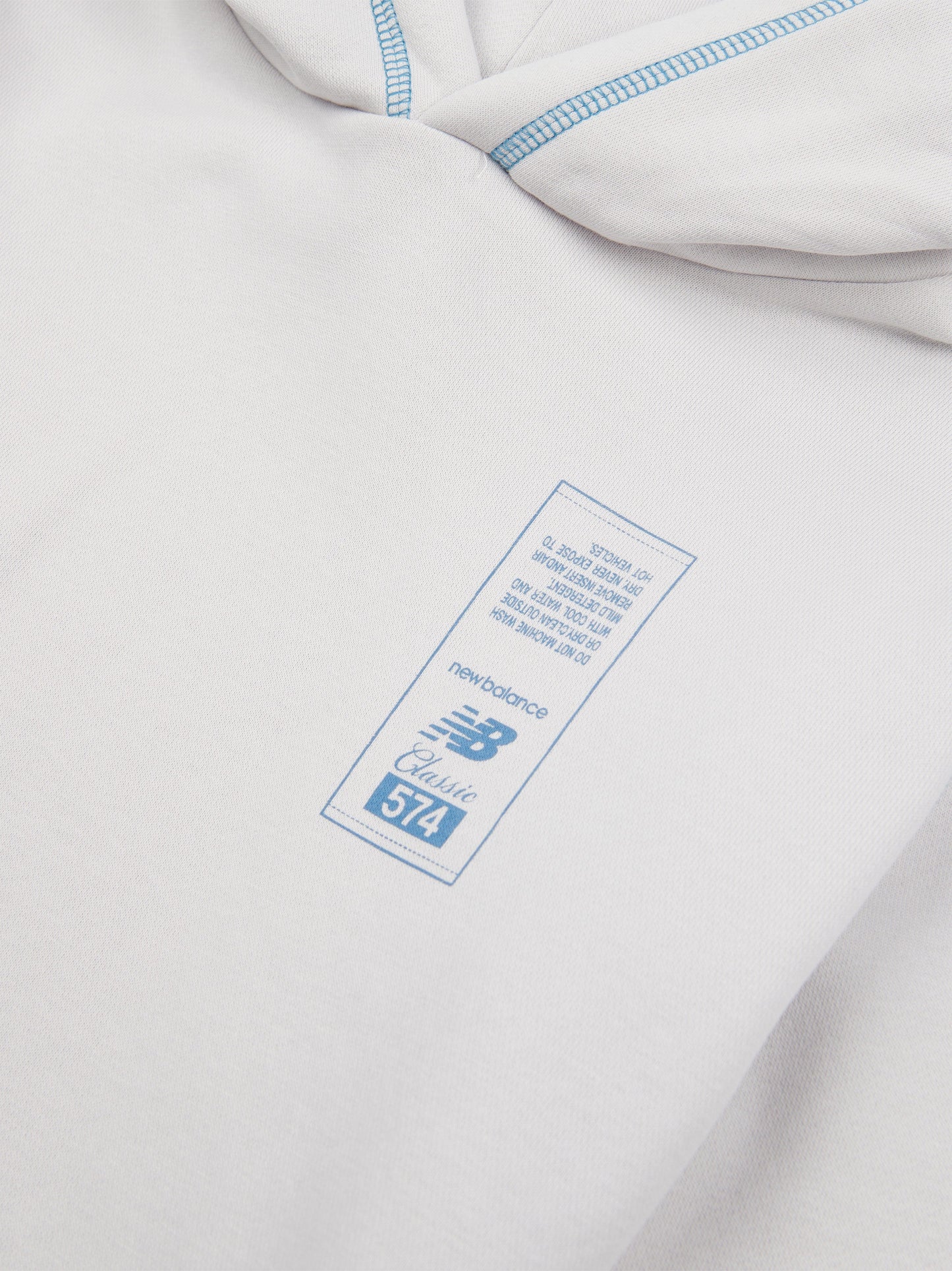 New Balance Boys 574 Diagram Hoodie in Grey
