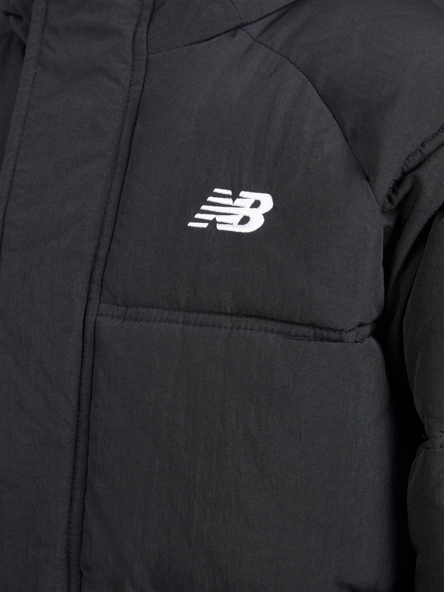 New Balance 男童插肩羽绒夹克（黑色）