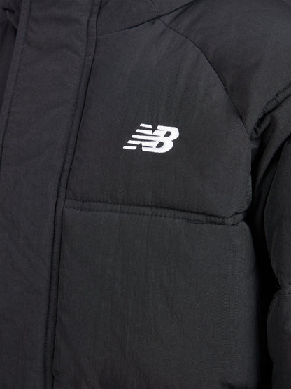 New Balance 男童插肩羽绒夹克（黑色）