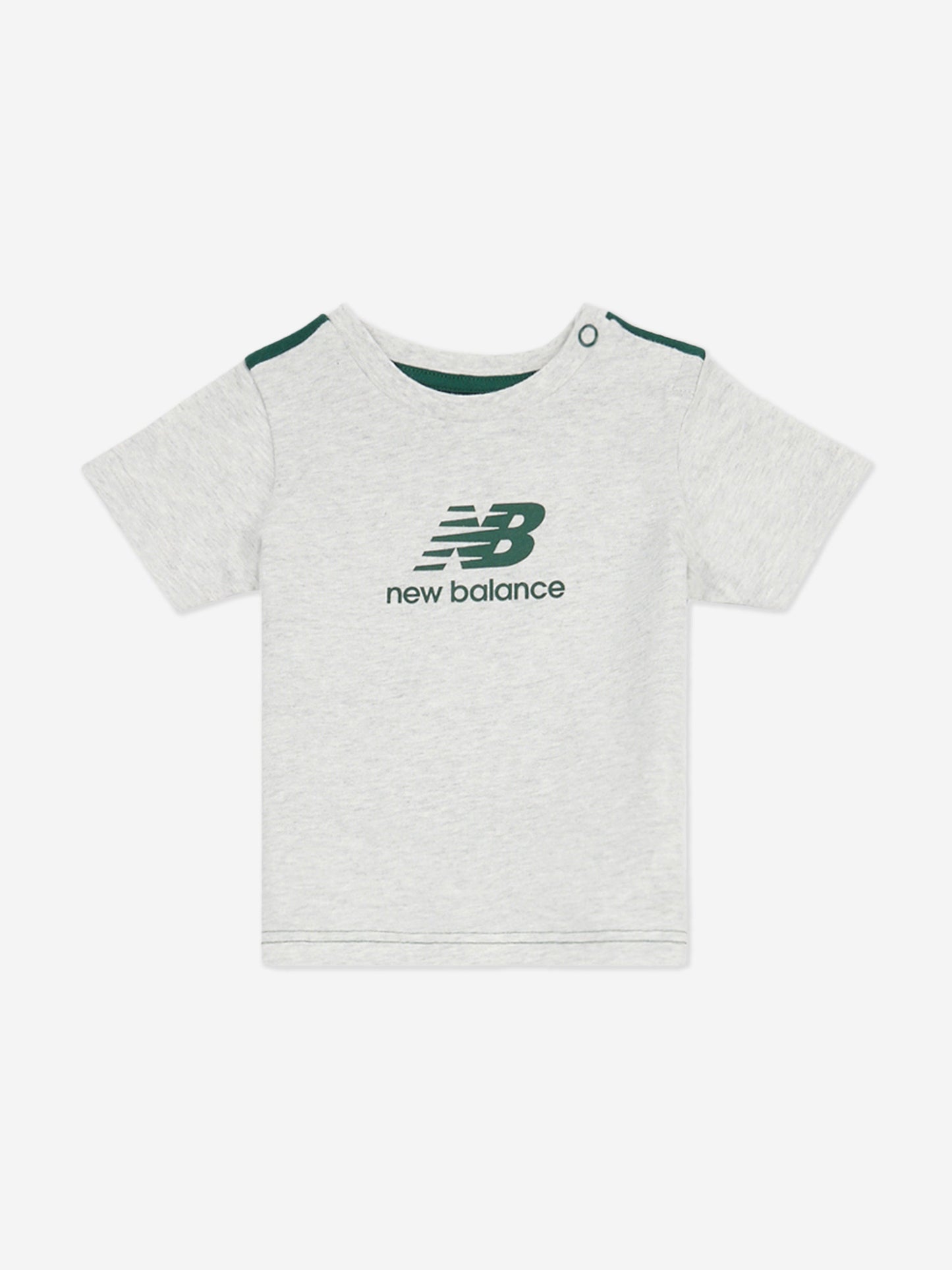 New Balance Baby Boys T-Shirt and Joggers Set in Green