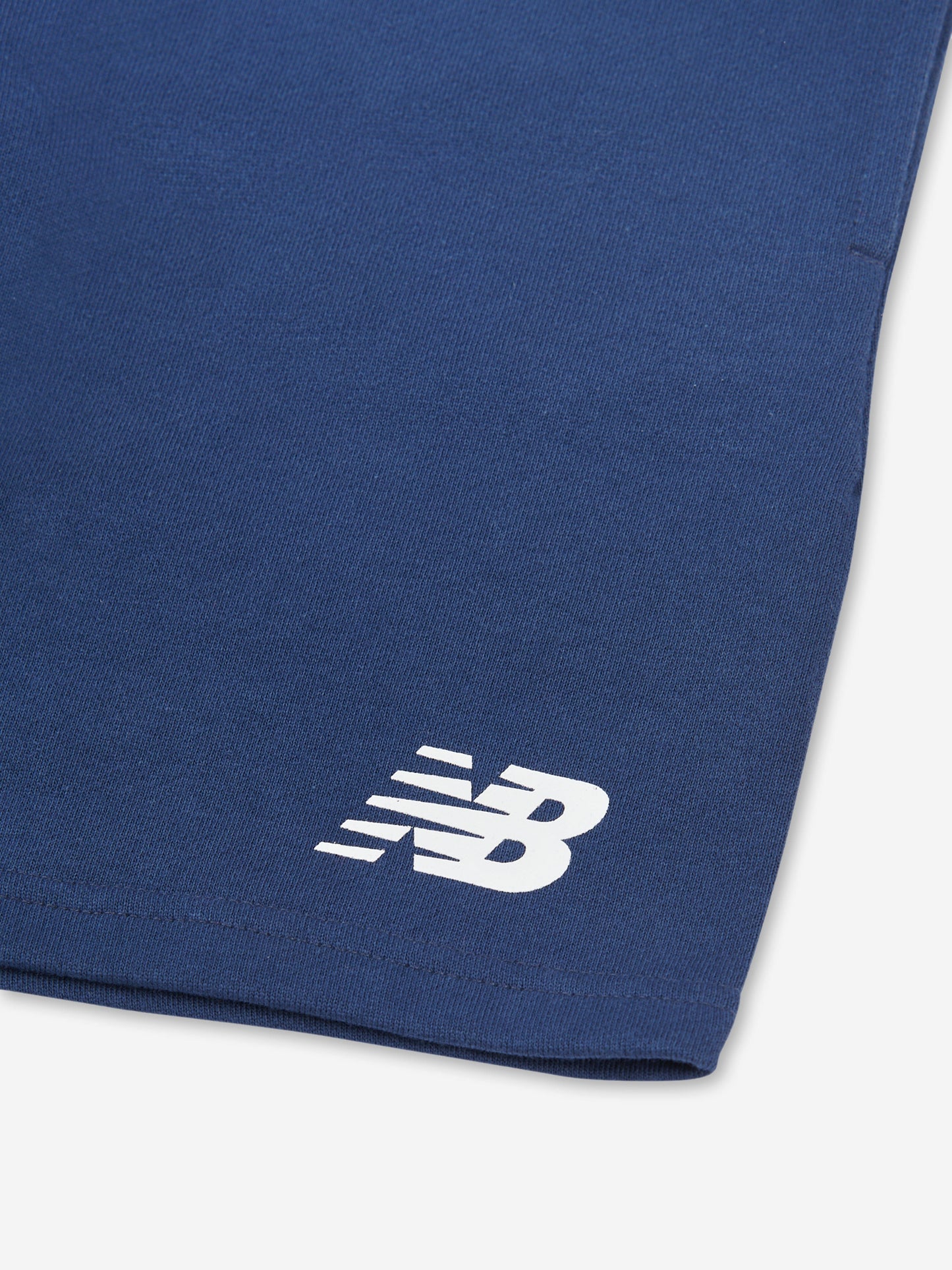New Balance Boys Stacked Logo Short Set in White