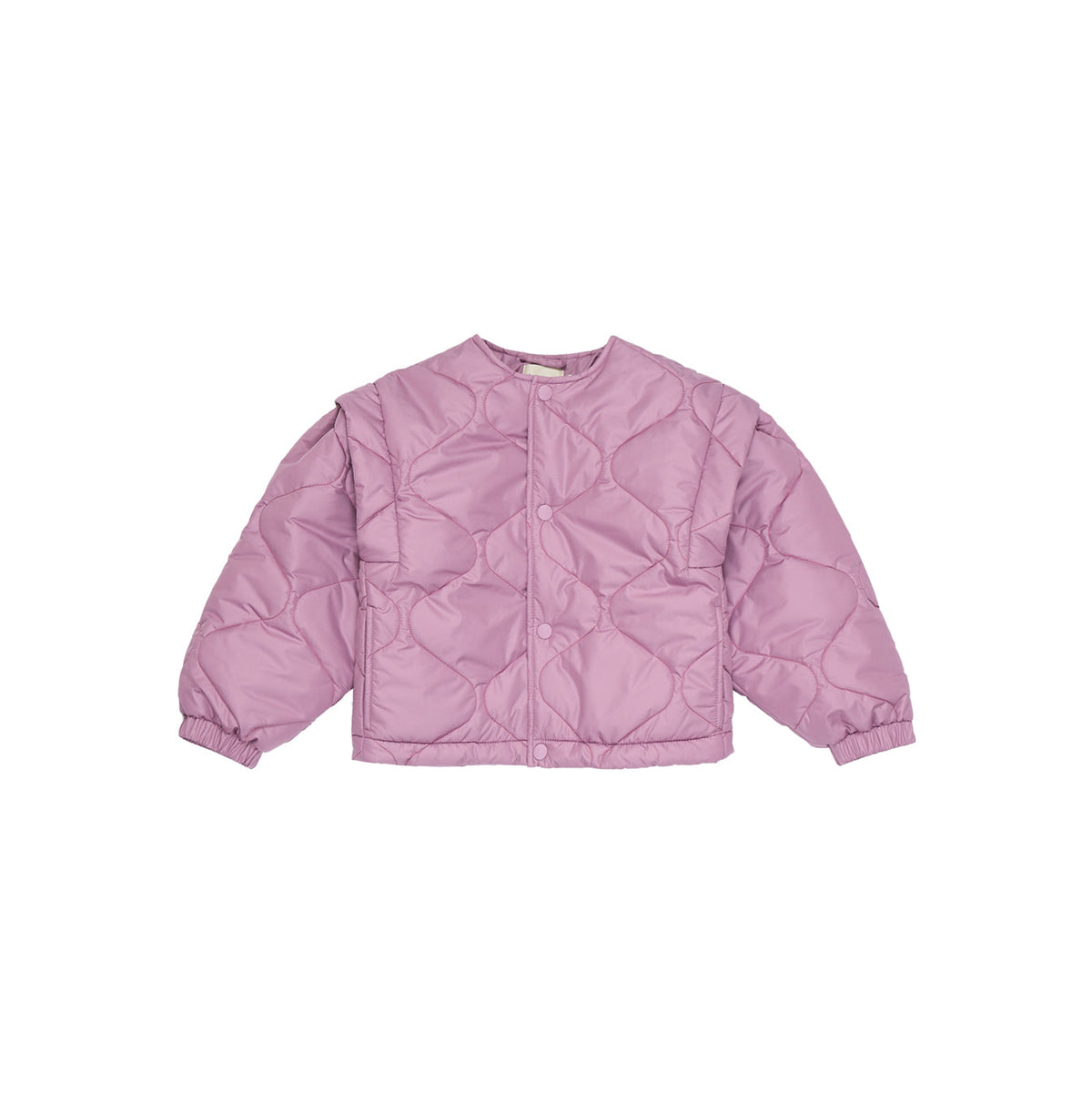 女童丁香紫棉服
