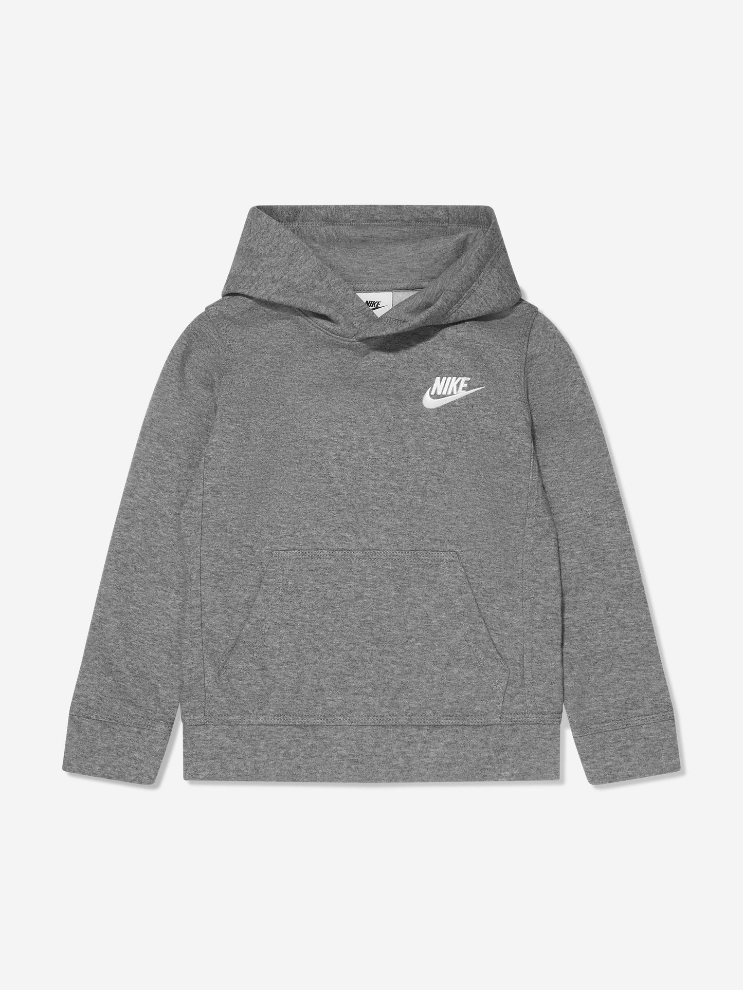 Nike Boys Club Fleece PO 灰色连帽衫