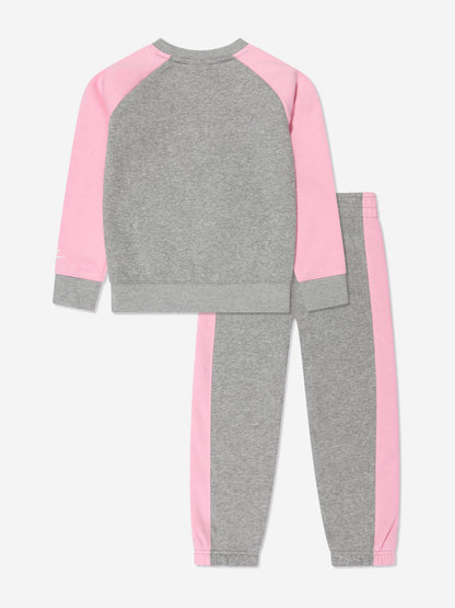 Nike 女童超大号 Futura Crew 运动服（灰色）
