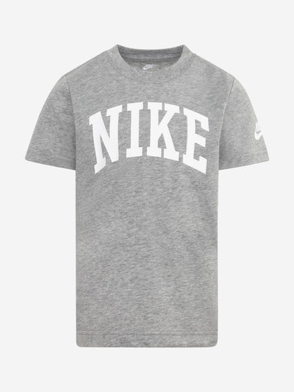 Nike Kids Club Seasonal Jersey T-Shirt in Grey