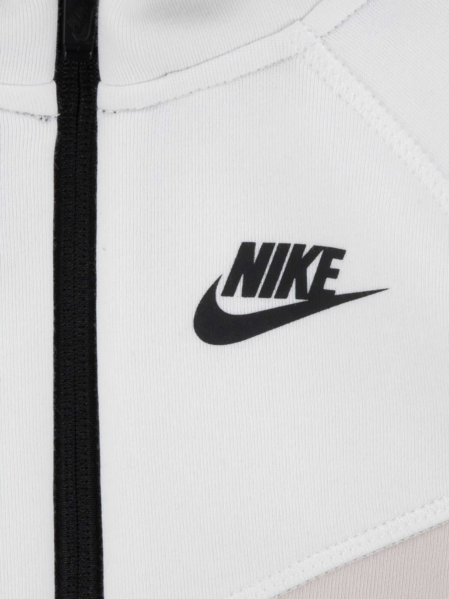 Nike Kids Tech Fleece Hooded Full Zip Tracksuit in Beige