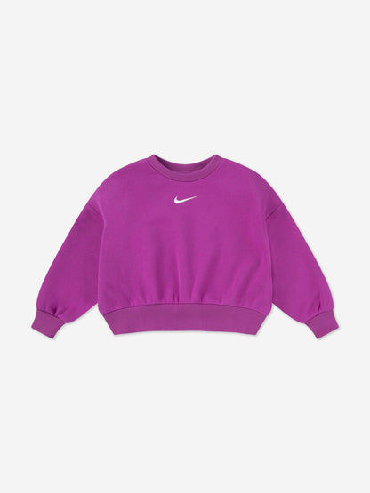 Girls Shine Logo Tracksuit in Purple